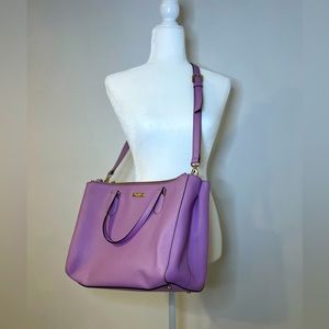 Kate Spade New York Leighann Laurel Way Purple Crossbody Handbag (EUC)